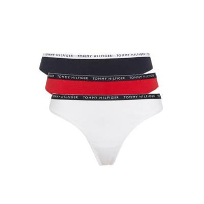 Tommy Hilfiger 3-Pack Dames Strings - Thong - Katoenen strings dames laag
