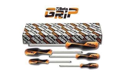 Beta 5-delig set schroevendraaiers voor sleufschroeven (art. 1264) 1264/S5 - 012640305