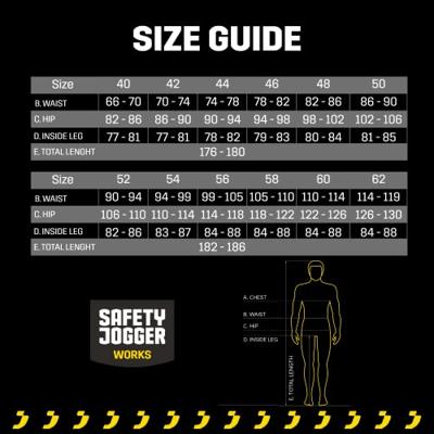 Safety Jogger Herenbroek Kasai | Donkergrijs | Maat 60 - 5401124488715