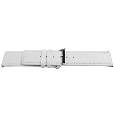 Horlogeband Universeel I505 Leder Wit 24mm