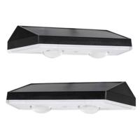 LED&apos;s Light Deco Solar Buitenlamp - Schuttingverlichting - 2 stuks - thumbnail