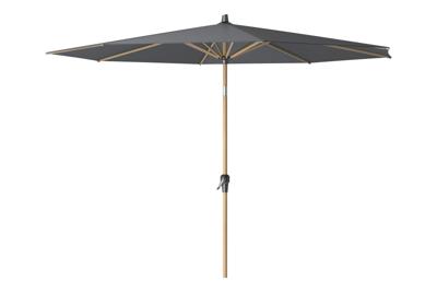 Platinum Riva parasol 300 cm teak antraciet Platinum Riva parasol 300 cm teak antraciet