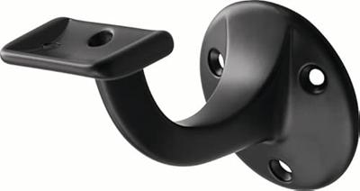 LEUNINGHOUDER 75 VLAK ZWART (3507) LEUNINGHOUDER 75 VLAK ZWART (3507)