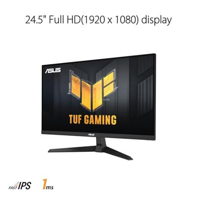 ASUS TUF Gaming VG259Q3A 25-inch gamingmonitor (FHD (1920x1080), 180Hz, snelle IPS, ELMB, 1ms (GTG), Freesync, HDMI 2.0, DisplayPort)