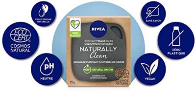 Nivea Naturally clean zuiverende scrub 75 Gram Nivea Naturally clean zuiverende scrub 75 Gram