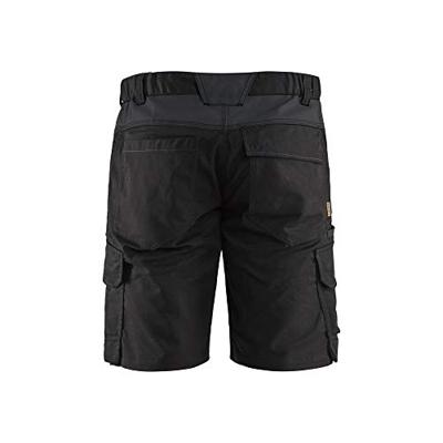 Blåkläder Industrie short met stretch 14461832 | Zwart/Donkergrijs | Maat 52 - 7330509758670