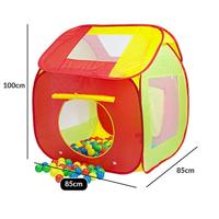 Ballenbak met 200 ballen in verschillende kleuren - thumbnail