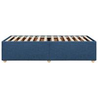 Bedframe zonder matras 80x200 cm stof blauw - thumbnail