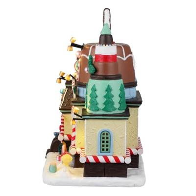 Lemax the merry mint! sweet shop verlicht kersthuisje Sugar &apos;N&apos; Spice 2025