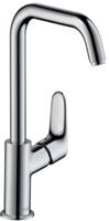 Hansgrohe Focus E2 wastafelkraan met hoge draaibare uitloop inclusief ComfortZone 240 chroom 31519000 - thumbnail