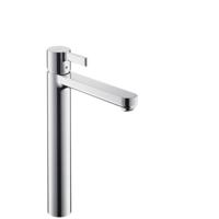 Hansgrohe Metris S verhoogde wastafelkraan Highriser chroom 31022000 - thumbnail