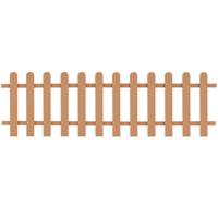 HKC Hek 200x60 cm van hout-kunststof-composiet - thumbnail