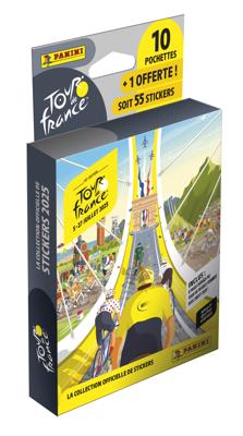 Blister - PANINI - TOUR DE FRANCE 2025 - 10 zakjes + 1 gratis - 55 stickers