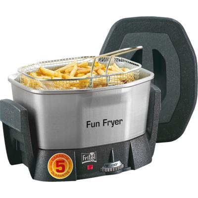 Fritel FF 1200 Enkel 1,5 l Vrijstaand 1400 W Frituurpan Antraciet, Metallic
