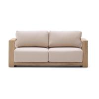 Kave Home Ambra 2-zitsbank acaciahout - thumbnail