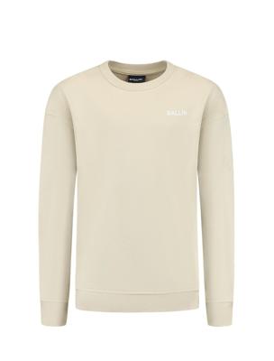 Ballin Zomer sweater jongens - zand - Logo flag