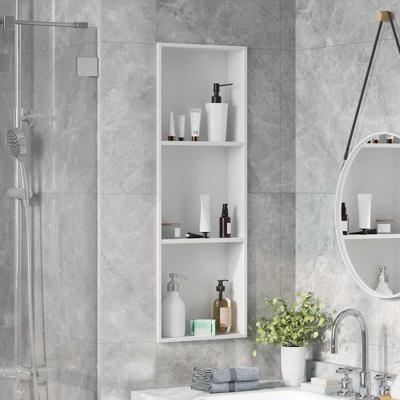 Douche Niche Wit 90 x 30 x 9.5 cm Roestvrij staal Douche Niche Wit 90 x 30 x 9.5 cm Roestvrij staal