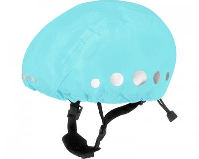 Playshoes regenhoes fietshelm polyester turquoise