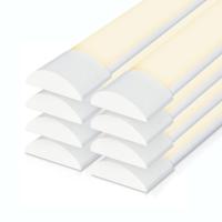 Set van 8 LED Batten 150cm - 50 Watt 6000lm (120lm/W) - 3000K warm wit - Vervangt 400 Watt - Samsung SMD LED chips - Flikkervrij - IP20 Stofdicht - Onderbouwverlichting - thumbnail