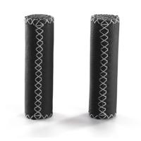 Selle Monte Grappa Monte grappa handvatset 120/120mm leer zwart - thumbnail