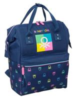 Laptoptas Benetton Cool Marineblauw 27 x 40 x 19 cm - thumbnail