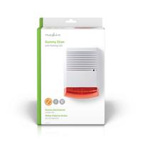 Nedis DUMSS20WT Dummy Beveiligings-sirene Ip44 Wit / Oranje - thumbnail