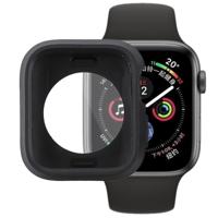 volledige siliconenhoes voor Apple Watch serie 4 44mm(Black) - thumbnail