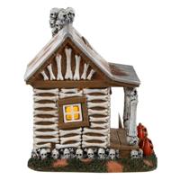 Lemax skeleton cottage verlicht tafereel Spooky Town 2023 - thumbnail