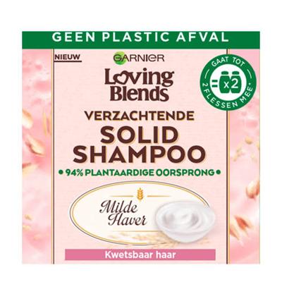 Garnier Loving blends solid shampoo milde haver 60 Gram