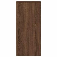Dressoir 29,5x34x76 cm bewerkt hout bruin eikenkleurig - thumbnail