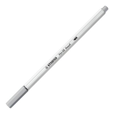 Brushstift stabilo pen 68/95 koudgrijs