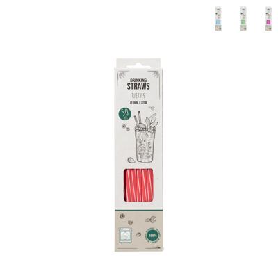 Rietjes kunststof 50 stuks herbruikbaar