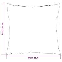 VidaXL Bankkussens 4 st 40x40 cm stof groen - thumbnail