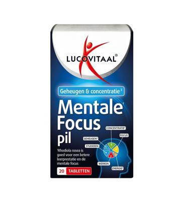 Lucovitaal Mentale focus pil 20 Tabletten
