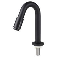 Koudwaterkraan Differnz Bow 19 cm Mat Zwart Differnz - thumbnail