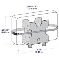 Ergotron CPU-houder Zwart - thumbnail