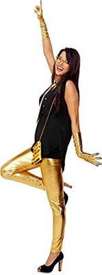 Bril Metallic Goud met glas