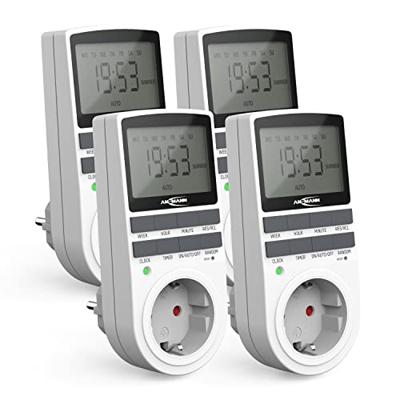 Ansmann 1260-0006-590-01 Schakelklok programmeerpakket Digitaal Dagprogramma, Weekprogramma 3680 W IP20 Continubedrijf, AAN/AUTO/UIT-programma,