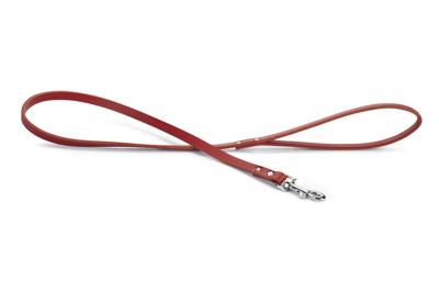 Hondenriem van leer 100cm x 12mm rood Hondenriem van leer 100cm x 12mm rood