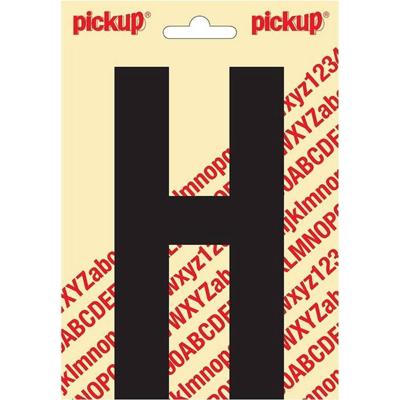 Plakletter Nobel Sticker letter H zwart Pickup - Pickup