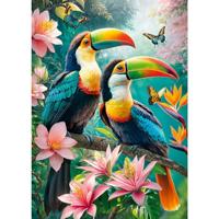 Toucans&apos; Paradise Puzzel 1000 Stukjes - thumbnail