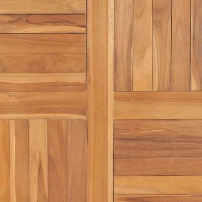 Tafelblad rond 2,5 cm 90 cm massief teakhout