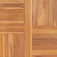 Tafelblad rond 2,5 cm 90 cm massief teakhout - thumbnail