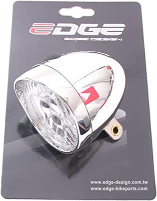 Edge koplamp retro 3 led aan/uit incl. batterijen chroom