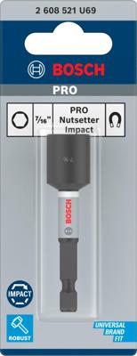 Bosch Accessoires PRO Nutsetter Impact | dop | 7/16" x 65 mm - 2608521U69 Bosch Accessoires PRO Nutsetter Impact | dop | 7/16" x 65 mm - 2608521U69
