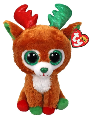 TY beanie boos knuffel rendier tinseltoes 15 cm