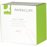 Q-CONNECT papierklemmen, 26 mm, doos van 2000 stuks - thumbnail