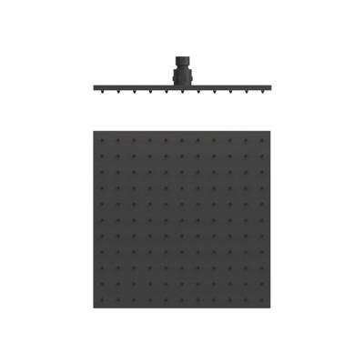 Hoofddouche Tres Plafonduitloop 30x30 cm Mat Zwart