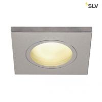 SLV InbouwspotDolix Out GU10 Square voor buiten grijs - 1001171 - thumbnail