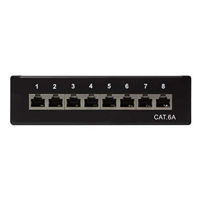 LogiLink NP0018B 8 poorten Patchpaneel CAT 6A 1 HE Meerdere kleuren LogiLink NP0018B 8 poorten Patchpaneel CAT 6A 1 HE Meerdere kleuren